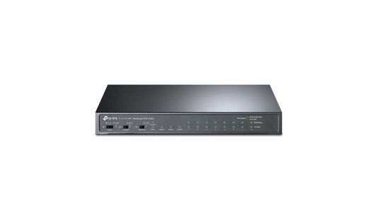 SWITCH 8 PORTS 10/100 PoE+ 124W PoE 250m + 2× Gigabit Non-PoE Ports, 1× Gigabit SFP