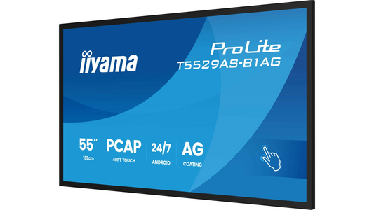 ECRAN 55' TACTILE PRO ANDROID OS 4K UHD PCAP Android 14, 4 GB RAM, 32 GB de stockage