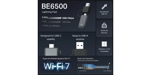 Carte / adaptateur Wi-Fi adaptateur USB sans fil WIFI 7 – vue 4