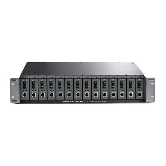 Convertisseur de média chassis rackable A 14 emplacements
