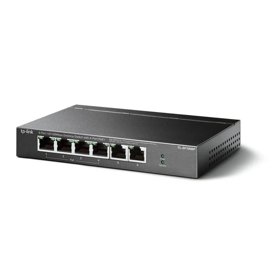 SWITCH BUREAU 6 PORTS 100MBPS 4POE+ 67W