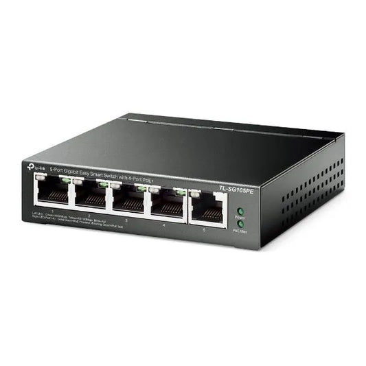 SWITCH ADMIN. 5 PORTS GIGABIT 4POE+