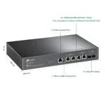 Switch réseau Gigabit 6 ports – vue 3