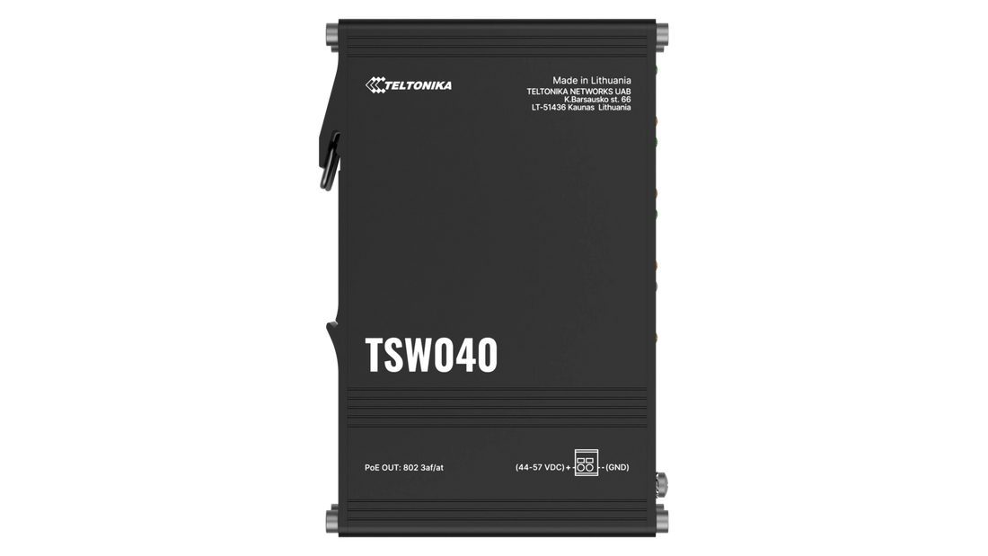SWITCH INDUSTRIEL COMPACT 8x 10/100 RJ45 PoE IP30 Non manageable / Rail DIN integre / 240W- 30W/Port
