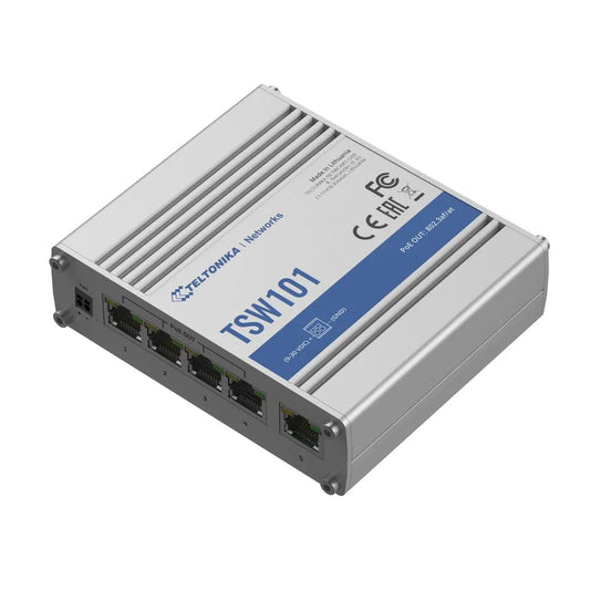 SWITCH AUTOMOTIVE 5xGIGA DONT 4POE+ Industriel / 802.3af/at / Budget 60W