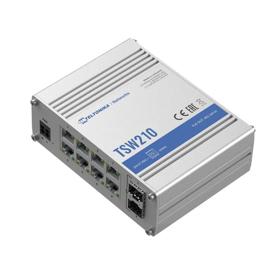 SWITCH INDUSTRIEL 8x10/100/1000 RJ4 5 + 2SFP Non manageable