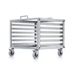 Support de baie informatique mini rack 6U sur roulette – vue 2