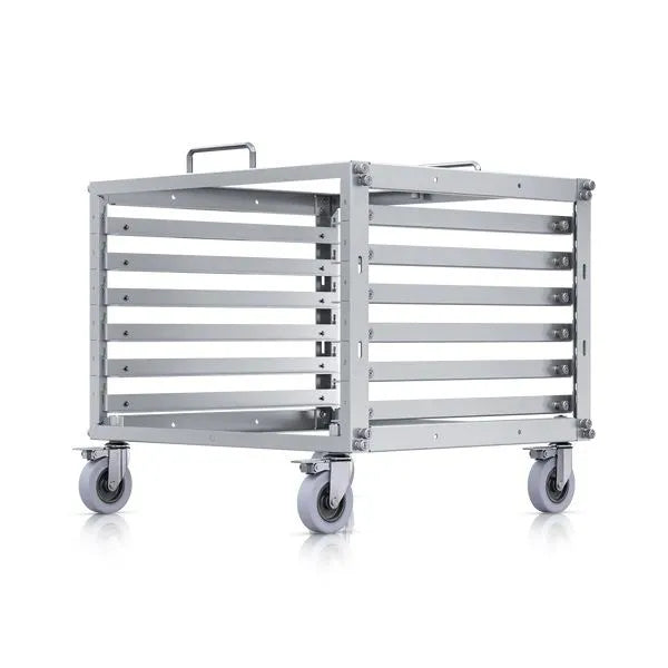 Support de baie informatique mini rack 6U sur roulette