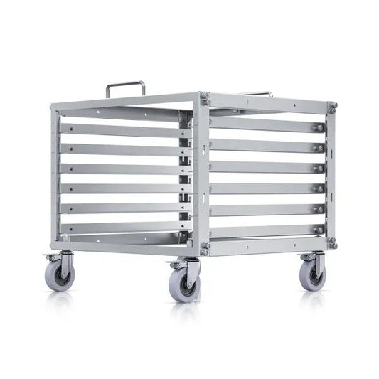 Support de baie informatique mini rack 6U sur roulette