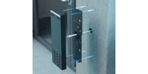 Interphone écran 7' NFC code pin touch pad mobile unlock – vue 4