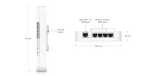 Équipement de contrôle d'accès unifi access hub pour portail 4 rel – vue 4