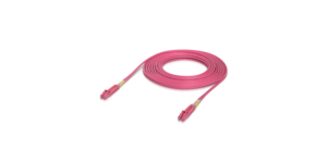Cordon fibre optique jarretiere OM4 duplex lc upc – vue 2