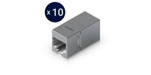 Connecteur électronique pack 10 coupleurs RJ45 cat 6A – vue 2