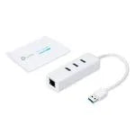 Carte réseau adapt. USB/RJ45 giga+hub 3 USB 3.0 – vue 4