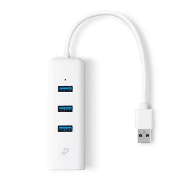 Carte réseau adapt. USB/RJ45 giga+hub 3 USB 3.0