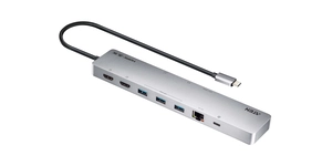 Carte réseau transfert de puissance 4K dual display – vue 2
