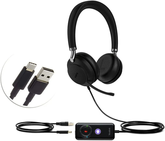 Casque téléphonique dual USB & bluetooth
