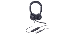 CASQUE DUAL TEAMS USB-C/A CASQUE FILAIRE COMPATIBLE TEAMS – UH44DUAL – vue 2