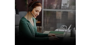 Casque téléphonique filaire certifie teams acoustic shield 3.0 – vue 5