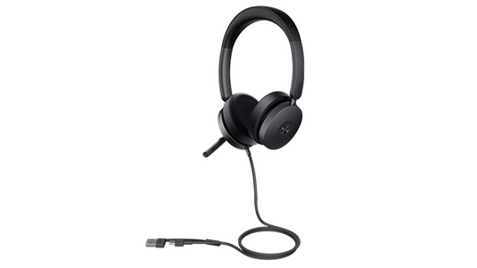 Casque téléphonique filaire certifie teams acoustic shield 3.0