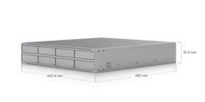 Solution de stockage réseau NAS 10Gbps 8 baies 2 sfp+ et 1 10 GbE RJ45 – vue 4