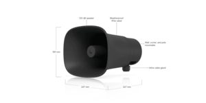 HAUT PARLEUR POE 120dB IP66 UP-AI-Horn-Speaker-B – vue 3