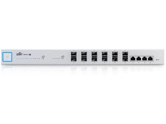 MANAGED 16-PORT 10-GIGABIT SWITCH 12 SFP+ 4 RJ45