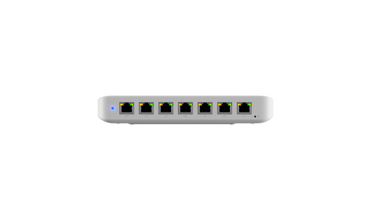 SWITCH UNIFI 7 PORTS GbE PoE 202W Alimente par alimentation 210W fournie