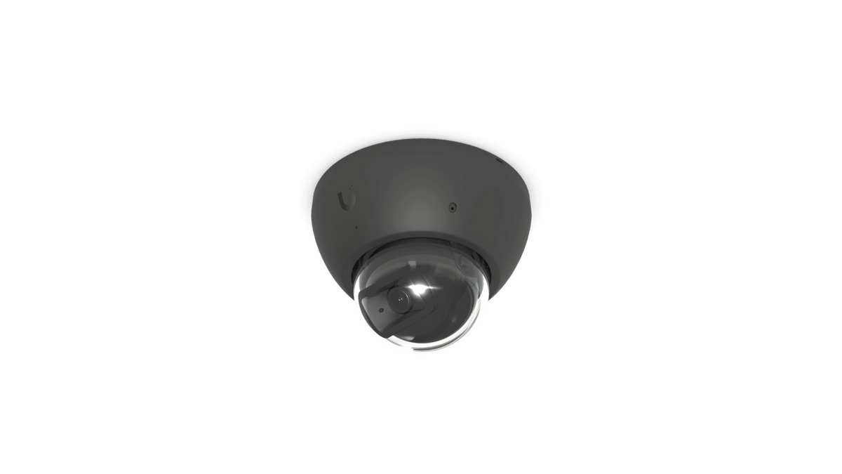 CAMÉRA DOME 4K INT/EXT IR 40m NOIRE Advanced AI : Reconnaissance faciale et plaques