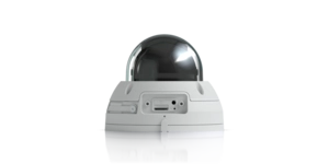 CAMÉRA DOME 4K INT/EXT IR 40m BLANCHE Advanced AI : Reconnaissance faciale et plaques – vue 5