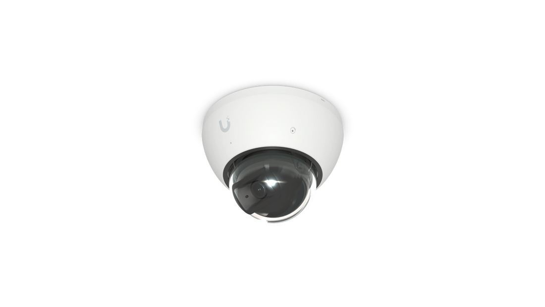 CAMÉRA DOME 4K INT/EXT IR 40m BLANCHE Advanced AI : Reconnaissance faciale et plaques