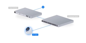 CAMÉRA TURRET 4K INT/EXT IR 40m NOIRE Advanced AI : Reconnaissance faciale et plaques – vue 6