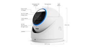 CAMÉRA TURRET G6 4K POE+ IR40M IP66 NOIRE UVC-G6-Pro-Turret-B – vue 11