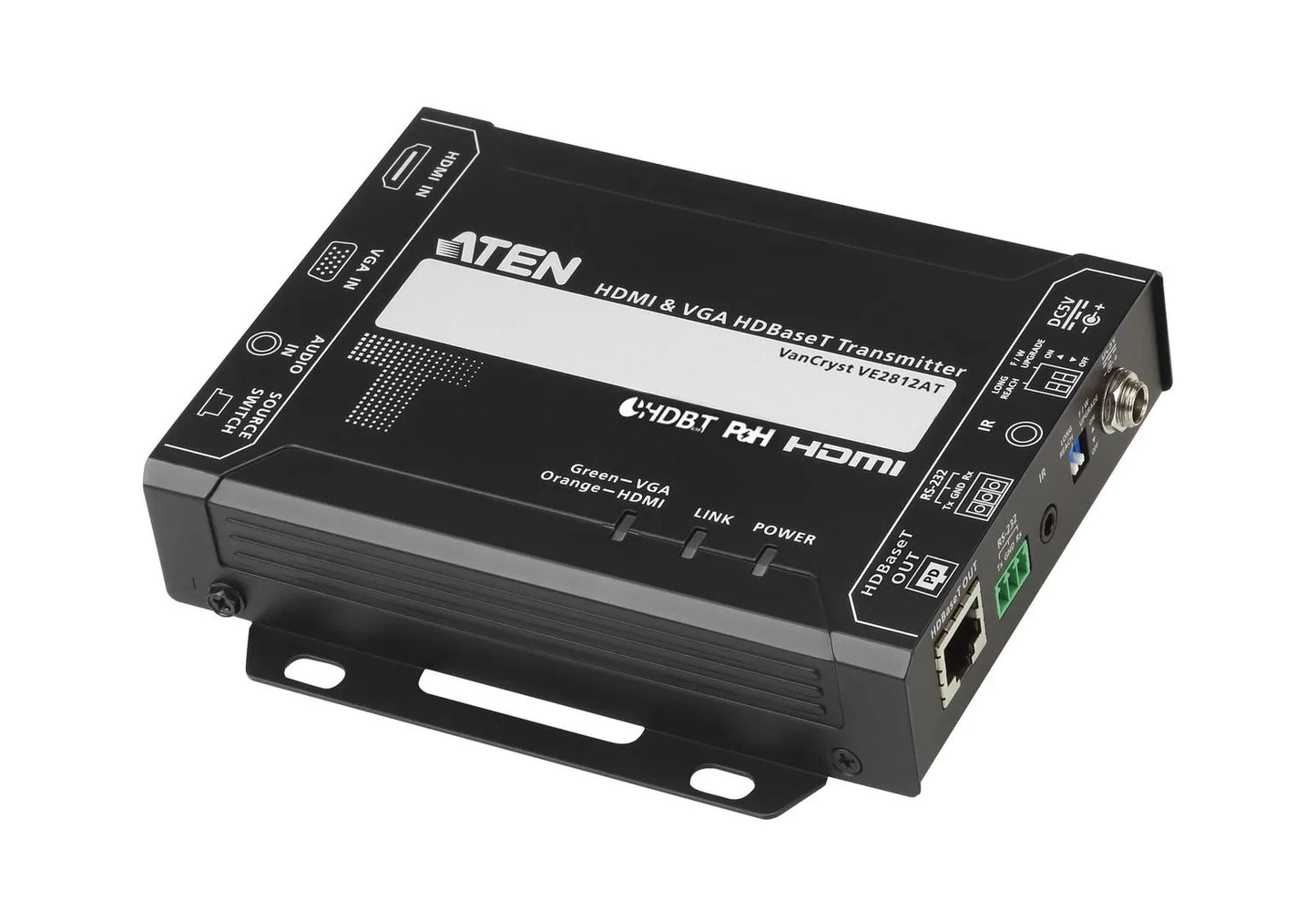 Commutateur KVM émetteur HDBaseT HDMI et vga + poh