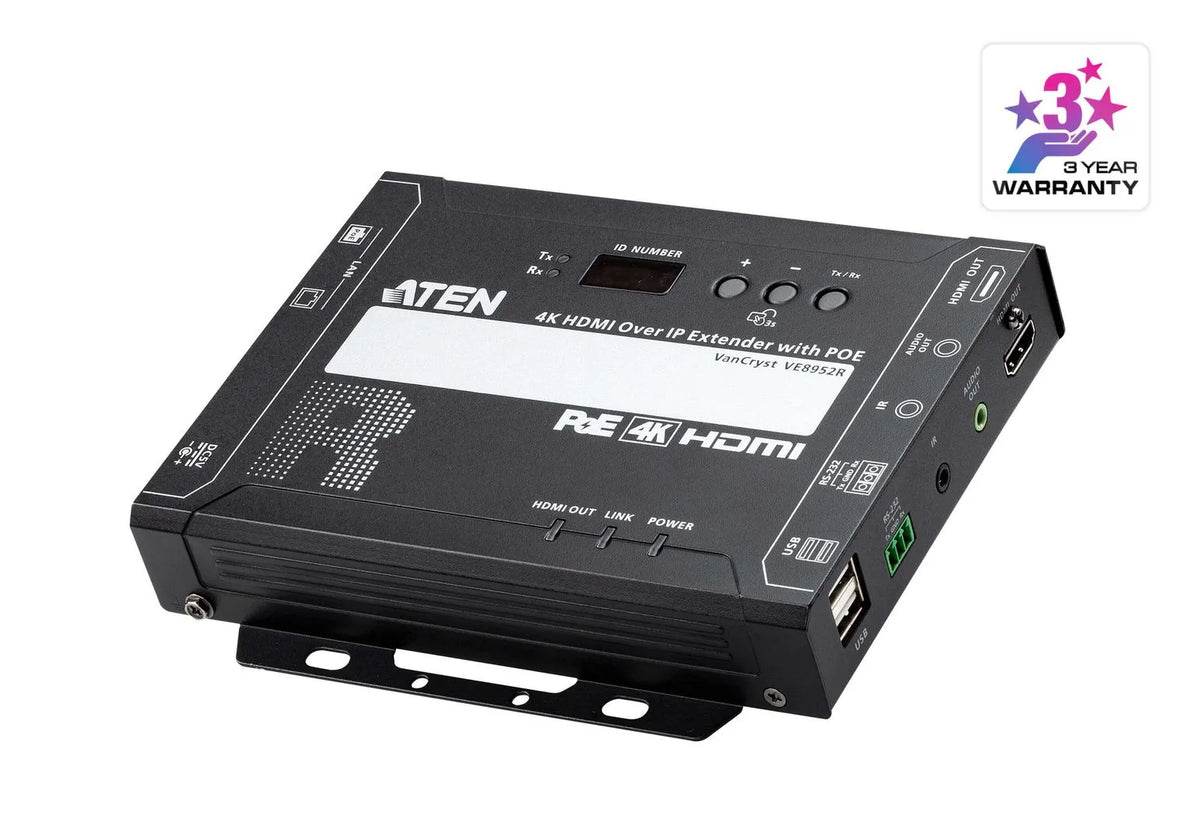 Commutateur KVM récepteur 4K HDMI POE