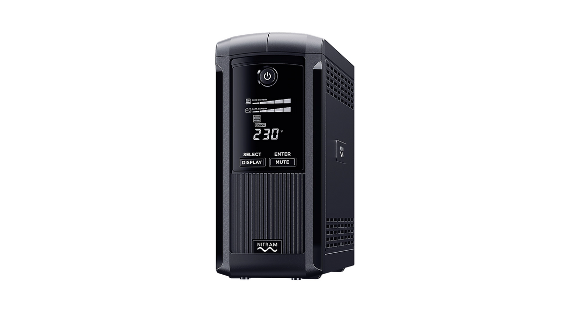 ONDULEUR ELITE VALUE PLUS PRISE FR x4 1000VA/550W / BATTERIE 12V/9AH*1