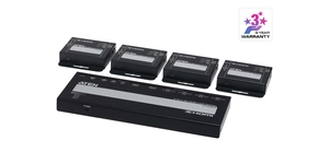 Commutateur KVM Repartiteur Cat 6 HDMI 4K a 4 ports – vue 2