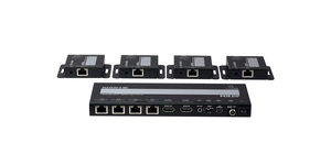 Commutateur KVM Repartiteur Cat 6 HDMI 4K a 4 ports – vue 3