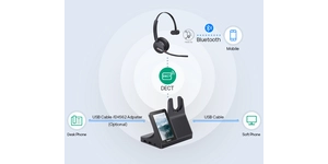 Casque téléphonique mono DECT et bluetooth – vue 5