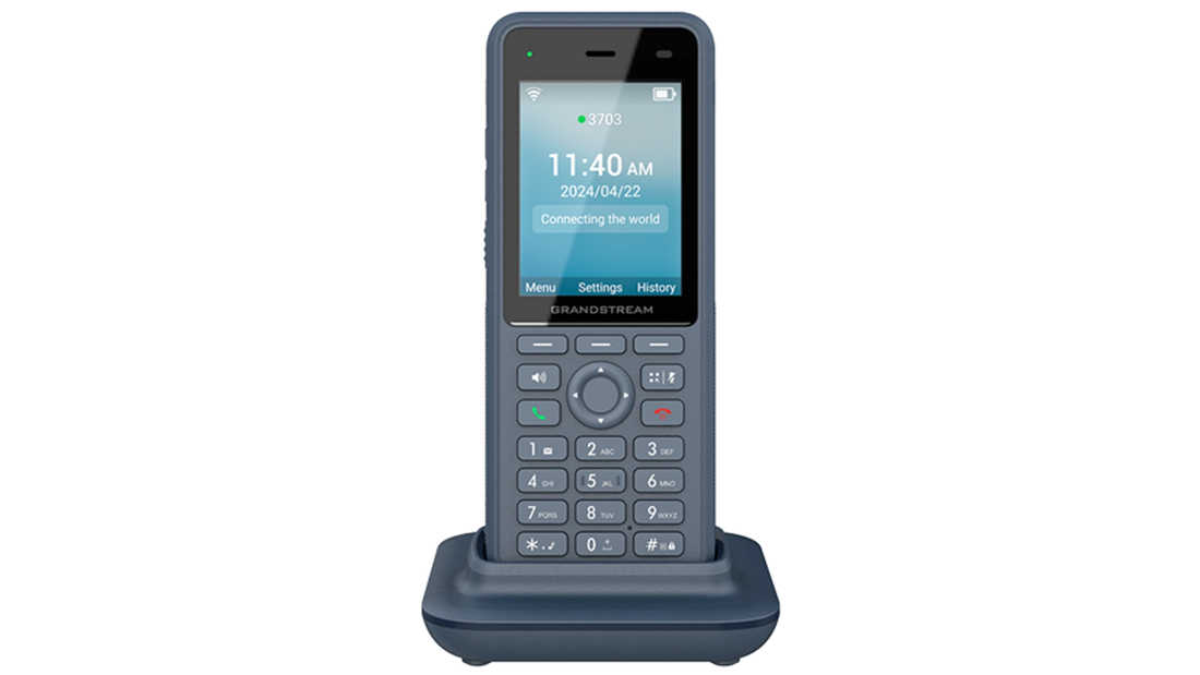 Téléphone sans fil poste IP WIFI durci IP67 3 SIP 2,4'