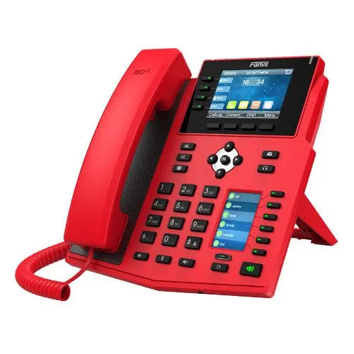 Téléphone IP 16 comptes SIP POE rouge