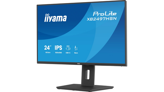 ECRAN 24' ULTRA MINCE IPS 1920x1080 1ms 350cd/m2 1500:1, HP, HDMI/DP/USB/USB-C/USB-HUB