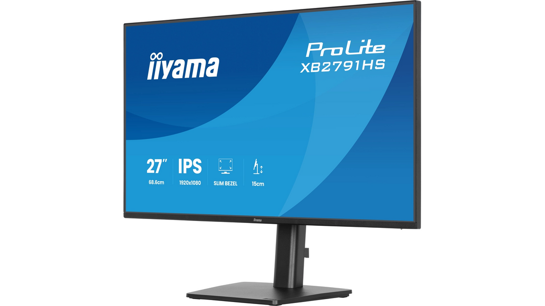 ECRAN 27' ULTRA MINCE DALLE IPS 1920x1080 Pied reglable hauteur, HDMI, DP, 1ms