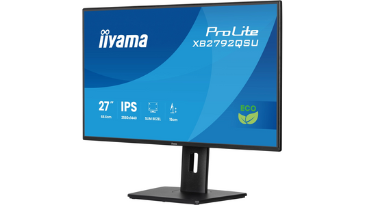 ECRAN 27' ULTRA MINCE DALLE IPS 2560x1440@120Hz,3ms,HP,1xDP,1xHDMI,HUB USB