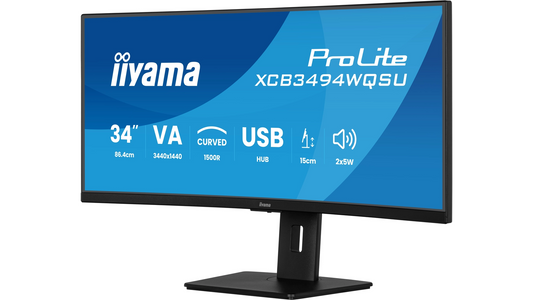 Écran informatique 34' format ultra wide incurve