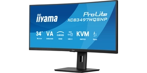 ECRAN 34' DALLE VA INCURVE 0,4ms 350cd/m2 3440x1440 / DOCKING USB-C INTEGRE 1xDP 2xHDMI – XCB3497WQSNP-B1 – vue 2