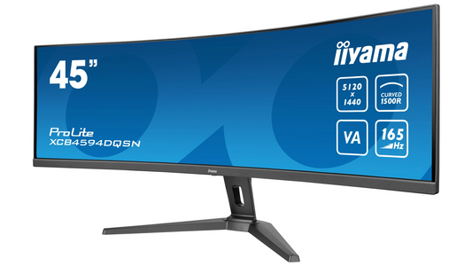 Écran informatique 44,5' dalle va incurve