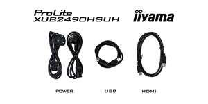 ECRAN LED 24' DALLE IPS 4MS 250cd WEBCAM INTEGRE HP 1xHDMI 1xDP 3xUSB – XUB2490HSUH-B1 – vue 6