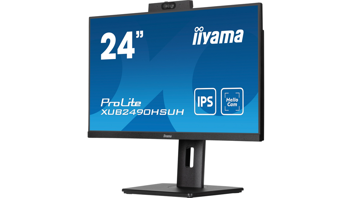 ECRAN LED 24' DALLE IPS 4MS 250cd WEBCAM INTEGRE HP 1xHDMI 1xDP 3xUSB – XUB2490HSUH-B1