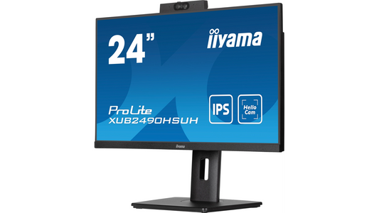 ECRAN LED 24' DALLE IPS 4MS 250cd WEBCAM INTEGRE HP 1xHDMI 1xDP 3xUSB – XUB2490HSUH-B1